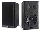 JBL Arena B17 Black Bookshelf Speaker with Special Edition Grilles & Logo Set of 2 Black