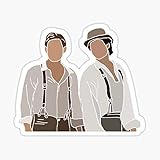 Damon and Stefan Salvatore Vampire Diaries Drawing Sticker - Sticker Graphic - Waterproof - Fade...