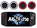 Produktbild GIOPUEY Joystick Kappen Kompatibel mit Lenovo Legion Go, 4 Stück Silikon Thumb Grip Caps Schutz hülle Kappen Case Cover, Weich Anti-Rutsch - Black/Red+Black/White