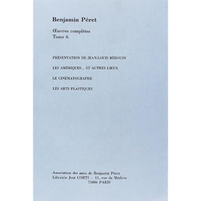 Oeuvres complètes T6