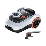 Segway Navimow i215 LiDAR Mähroboter ohne Begrenzungskabel für 1500 m² mit Garage M, Geländereifen für Hänge bis 45% Neigung, LiDAR+Vision Dual System, EIN-TIPP-Kartieren (Getrennt versandt Werden)