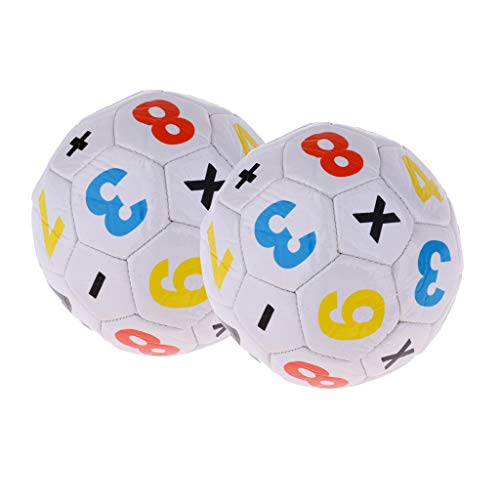 Homyl 2pcs Mini Tamanho Oficial 2 Crianças Bola de Futebol de Futebol para Crianças Unissex