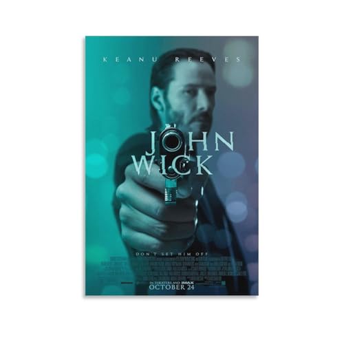 ジョンウィック John Wick映画ポスタ アートパネル ポスター 壁掛け 壁の絵 部屋飾り16x24inch(40x60cm)