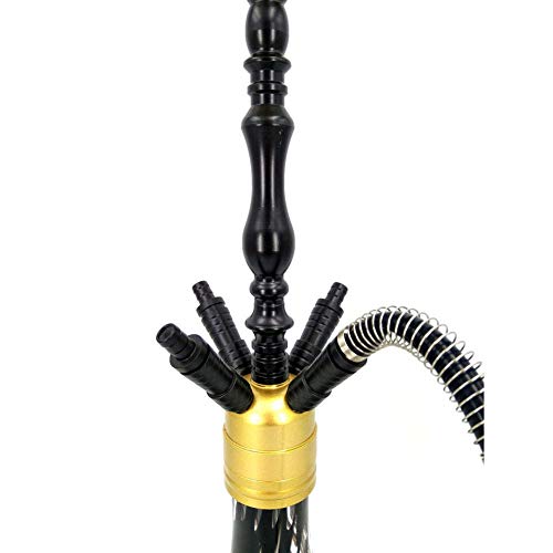 KDMB Shisha Shisha Set, Schlauch Shisha Komplettset Einfach zu zerlegen und zu reinigen mit LED Light Schlauchschale… – Bild 5