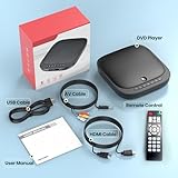 Desobry Mini DVD Player for Smart TV, Multi Region, Support USB/TF Card Input, HDMI/RCA Cable - Image 8