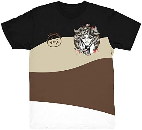 Cactus Jack 1 Medusa Wave Shirt to Match Jordan 1 Cactus Jack Sneakers | Jordan Retro 1 Travis Scott Shirt