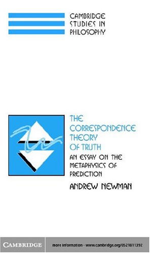 Buy The Correspondence Theory of Truth: An Essay on the Metaphysics of Predication — BookShops.in