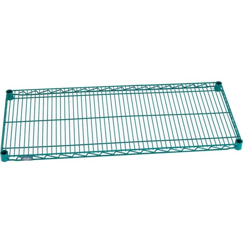 Image of Nexel Poly-Green Additional Wire Shelf for Wire Shelving Units, 600-800 lb Capacity, 18 inch W x 42 inch L, Green