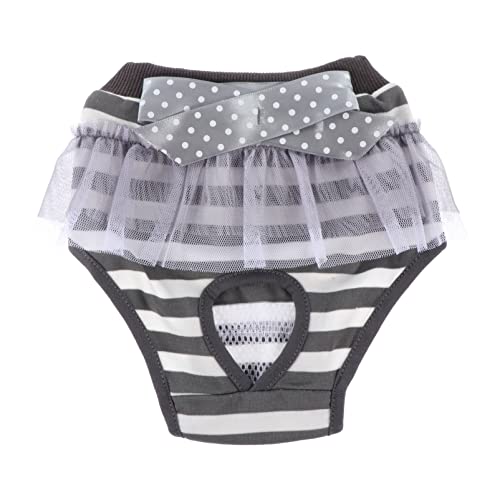 DECOMELODY Delicate Decorative Puppy Diaper Comfortable Household Dog Diaper for Female Dogs Adorable Pattern Durable Material Floors from Stains