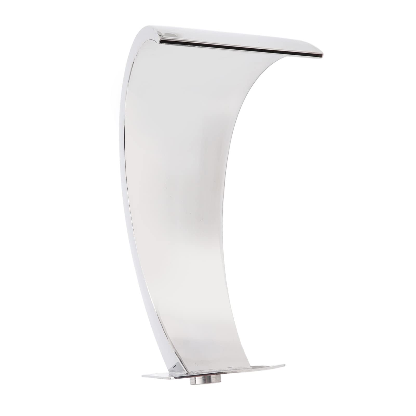 Buachois Rubinetto Cascata Piscina, Acciaio Inox 304 Design Ad Filettatura G1 Interna Fontana Vasca Nuoto, per Giardino Paesaggistico Area Giochi