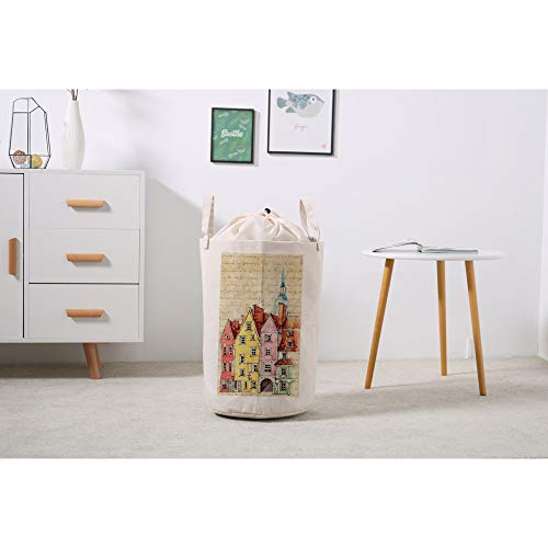 Bolsa de lavandería de baño impermeable con almacenamiento de fondo de trébol 5