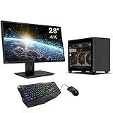Ordenador de Sobremesa/Computer, disco duro 2Tb HDD, 1Tb SSD M.2 (Solid State Drive), LAN inalámbrica y memoria RAM DDR4 32Gb 3200Mhz. Ordenador entregado con pantalla, teclado y ratón. Con fuente de alimentaciòn 80+ 850W. Placa base Asrock B550M-ITX/AC con USB 3.1, HDMI 2.0, Resolución 4K, DirectX 12