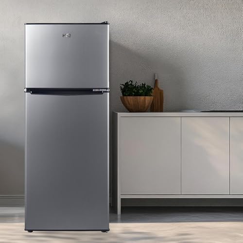 Geladeira Refrigerador HQ Defrost 310 Litros Preto/Inox HQ-310RDF 220V