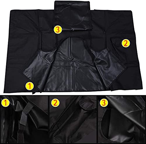 COOSOO Outdoor TV Cover with Clear Front Television Cover Waterproof Universal Protector for LCD LED Plasma Television Sets with Remote Control Pocket Compatible with Standard Mounts Stands (30-32’’) - Image 8