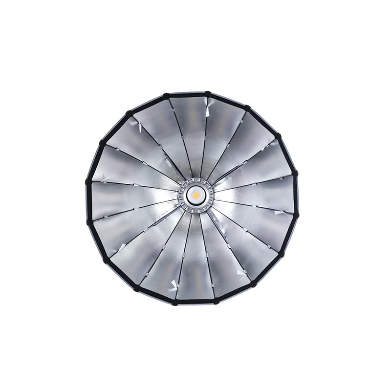 REFLEX CAMERA Kit difusor parabólico de 90 cm de profundidad, iluminación de grado profesional para fotografía y video, iluminación suave, versátil, fácil configuración, portátil, control mejorado