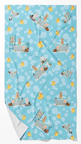 Caroline's Treasures WDK5695BTLG Red Wheaten Terrier Bath Towel Large