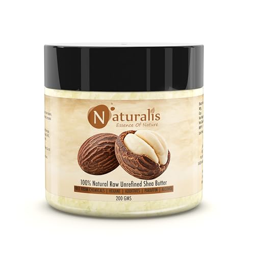 Image of Naturalis Shea Butter | Unrefined Shea Butter 200gms | Body Butter | Deep Hydration, Soft Skin, Nourished Glow & Smooth, Revitalized Skin