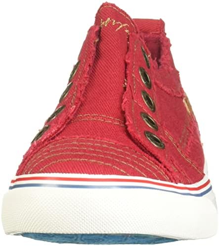 Blowfish Malibu womens Play Sneaker, Jester Red Hipster Twill, 9 US | Image 1
