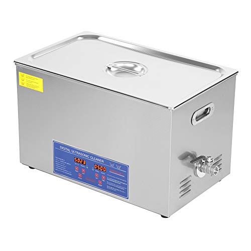 Preisvergleich Produktbild Estink Ultraschall-Reinigungsgerät, professionell, Ultraschallreiniger, Edelstahl, mit Timer, digitaler Heizung, reinigt Schmuck und Brillen 30 l