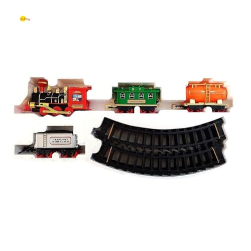 Image of Kidoyz Choo Choo Classic Train Set Toy | Battery-Operated Steam Train with Real Smoke, Light & Sound | Easy Track Assembly | Educational Toy for Kids, Boys & Girls