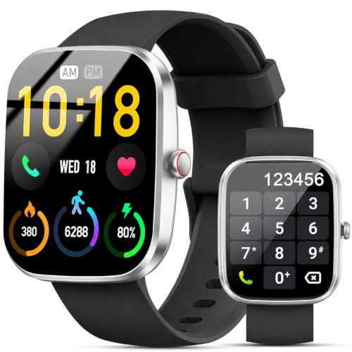 Reloj Inteligente Hombre Mujer 1,96" HD, Llamadas Bluetooth, IP68, 300mAh