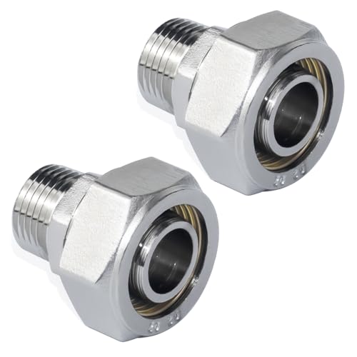 2-Pack 3/4 in Air Line Fittings to 1/2 in Male NPT