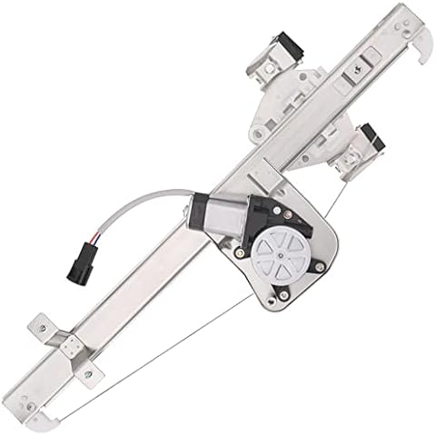 Obaee 741-389 Rear Right Passenger Side Window Lift Regulator with Motor Compatible with 2007-2013 Chevy Silverado GMC Sierra 1500 2500H 3500HD Extended Cab Pickup Cover