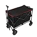 LXT PANDA Wagon Cart Pliable, Pliable Pliable Utilitaire extérieur, Chariot de Jardin Robuste, Chariot à Main Portable pour Le Shopping, la Plage, Le Camping, Les Sports.