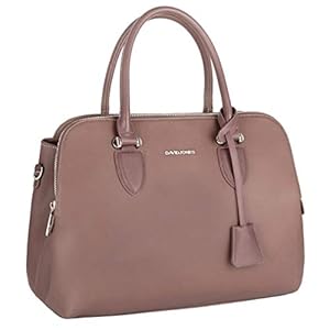 David Jones Bugatti-handtas met handvatten voor dames, shopper, PU-leer, schoudertas, meerdere vakken met rits, elegante, modieuse damestas