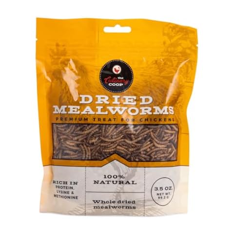 Fluker's Culinary Coop Premium Chicken Treats - Dried Mealworm, 3.5oz Cover