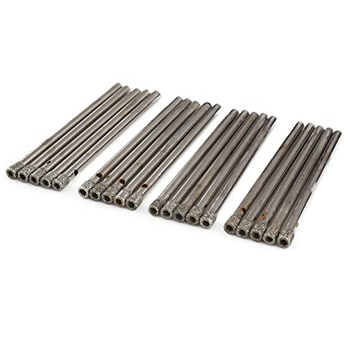Brocas de diamante para taladro 20 piezas 2.5-10 mm miniatura 3
