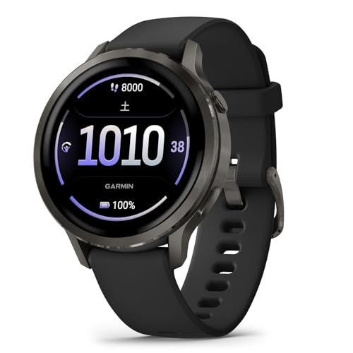 GARMIN(K[~)Venu 4 Slate/Black 41mm X}[gEHb` AMOLED fBXvC Oobe[ N tBbglX [NAEg SuicaΉ/SZT[/XgXxEԑ/iOSEAhChΉ/