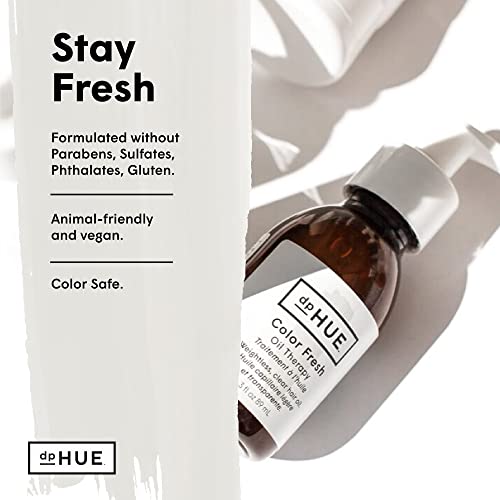 Dphue Color Fresh Oil Therapy, 3 Fl Oz - Blend Of Argan Oil, Liquid Shea Butter & Vitamins A & E For All Hair Colors & Types - Won't Tint Or Dull Hair - Gluten-Free, Vegan #TOP4