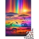 Matériaux de qualité supérieure et découpe de précision pour un assemblage optimal : Fabriqué à partir de carton recyclé de haute qualité et peint avec une peinture à l’huile végétale non toxique et inodore, ce puzzle garantit durabilité et sécurité pour une utilisation à long terme. Chacune des 1 000 pièces uniques présente des bords lisses et sans bavures, assurant un assemblage précis et durable, même une fois soulevée. Fini les pièces qui se détachent ou les erreurs d’assemblage frustrantes