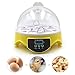 Produktbild MUYIRTED Brutmaschine 7 Eier, Digital LED Display Inkubator Hühner Brutautomat, Brutkasten für Huhn Ente Wachtel Reptilien Schildkröten Vogel, Einstellbare Temperatur