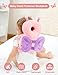 JunNeng Baby Head Protector Backpack, Toddler Walking Fall Head Protection, Pink Butterfly