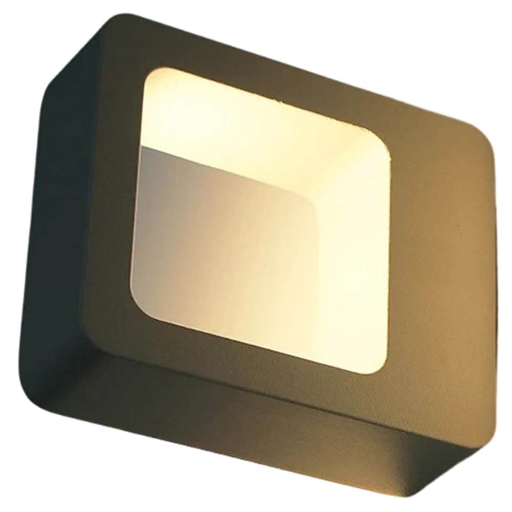 UDSKNV[KSL Human Outdoor Waterproof Wall Lamps with Human Body Induction for Porch and Balcony By Feiyunlux