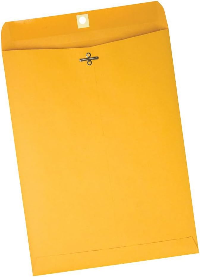 Catalog Envelopes (Open End), Brown Kraft, 28 Pound. 500 Per Pack (Peel And Seal, 12"x15.5") (Clasp, 9"x12")