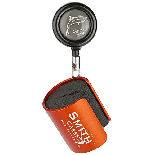 Smith Creek Rod Clip, Wearable Fishing Rod Holder, Burnt Orange