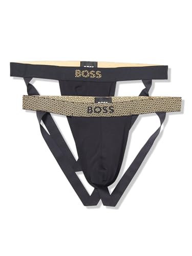 BOSS Men's 2 Pack Shiny Band Jockstrap