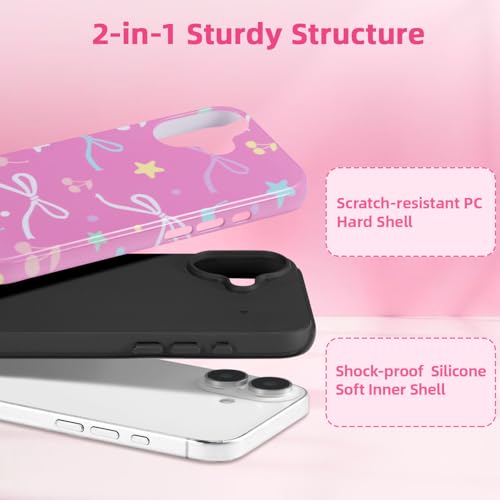 Coque iPhone 16 antichoc double couche pour éviter les bris d'écran et rayures