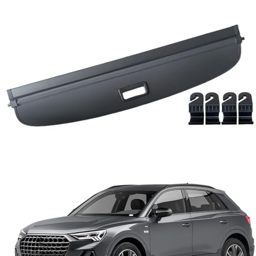 Coche cubierta de carga retráctil de alta resistencia para maletero de Audi Q3 2