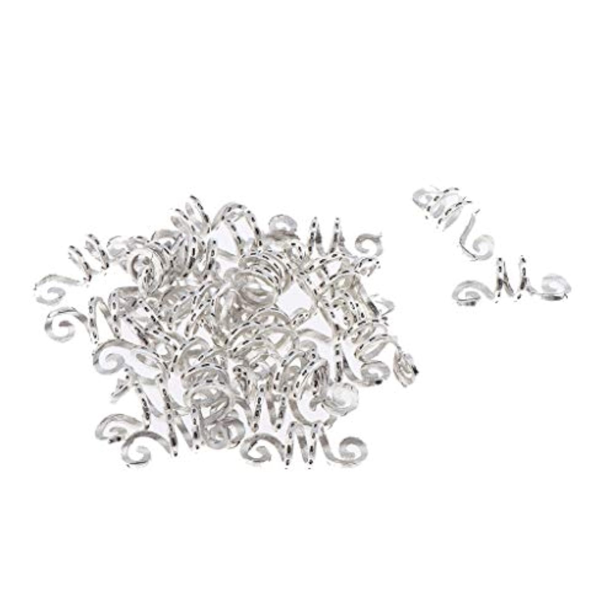 30pcs Adjustable Dreadlock Hair Beads and Cuff Tube Clips