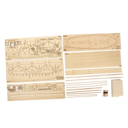 Happyyami 木製帆船モデルキット 手作り地中海風セーラーヨット おしゃれな装飾用 船立ておもちゃ 知育 向け 木製船模型