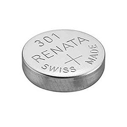 Pile de Montre Suisse Renata 301 Fait D'oxyde D'argent 1,5 v (SR43SW) X5 Cover