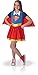 DC Comics - Disfraz de Supergirl oficial para niña, infantil 7-8 años (Rubie's 630021-L)