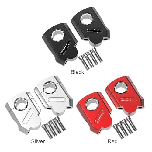 Moto raisers de aluminio para rutas confortables con manillar de 22-28 mm 4