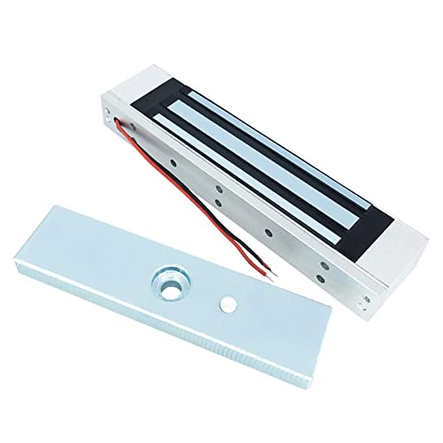 AOAMZ wasserdichte magnetische Schloss 180kg 350lbs elektromagnetische Schlösser DC 12V für Zugangskontrollsystem Host Controller Tür Zugangsschlösser NC-Modu (Surface - Painting)