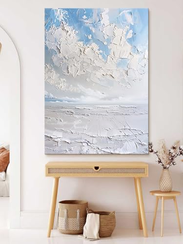 Texture épaisse blanche moderne pour habiller un grand mur vide - 4
