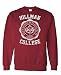 HILLMAN COLLEGE - retro 80s sitcom tv - Fleece Sweatshirt, XL, Maroon